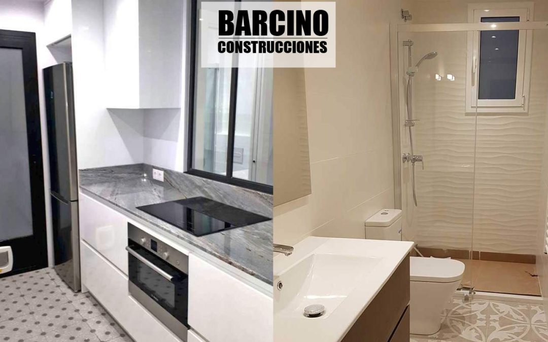 Baño y cocina reformados logo de barcino reformas garantizads